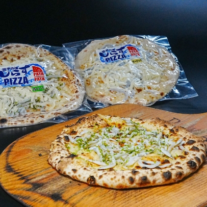 田子の浦しらすのピザ