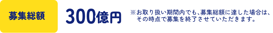 募集総額 200億円